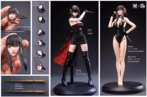 Spy x Family Opapa Toys X HaHa Studio Killer in Black Skirt Yor Forger