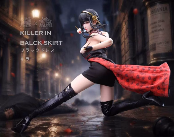 Spy x Family Opapa Toys X HaHa Studio Killer in Black Skirt Yor Forger 3