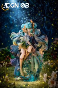 Vocaloid ACGN 02 Studio Midsummer Night Forest Hatsune Miku Resin Statue