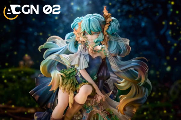 Vocaloid ACGN 02 Studio Midsummer Night Forest Hatsune Miku Resin Statue 2