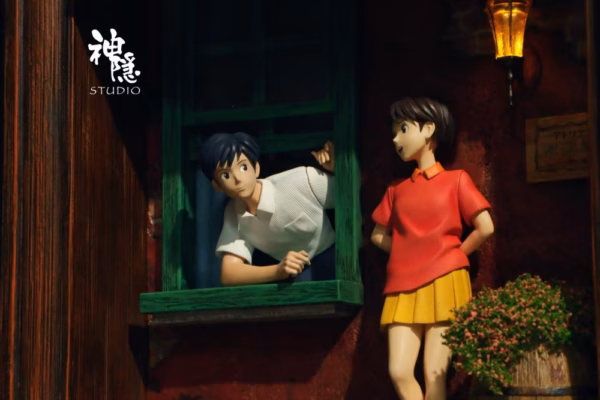 Whisper of the Heart ShenYin Studio Youth Story in Front of the Window Resin Statue 3