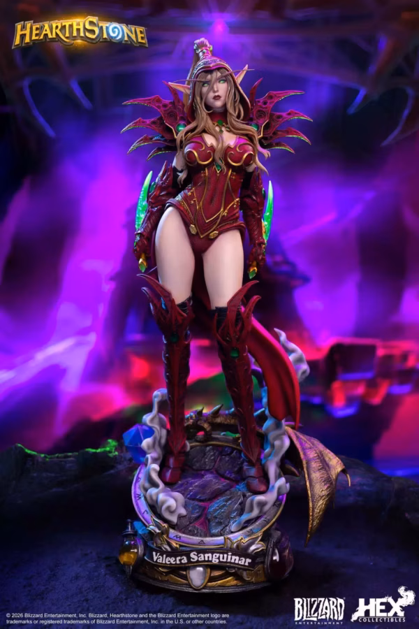 World of Warcraft Blizzard Entertainment x HEX Studio Valeera Sanguinar Licensed Resin Statue 5