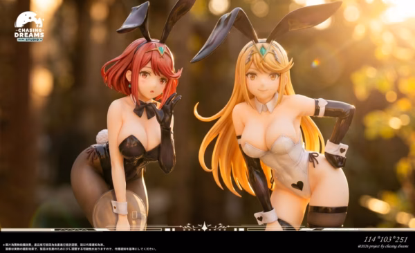 Xenoblade Chronicles 2 Chasing Dreams Studio Bunny Pyra X Mythra Resin Statue 2