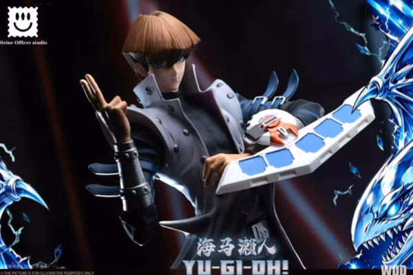 YuGiOh Divine Officer Studio Seto Kaiba Resin Statue 2