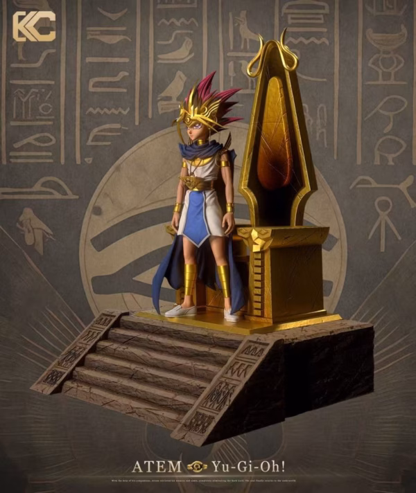 YuGiOh KC Studio Pharaoh Atem Throne Resin Statue 2