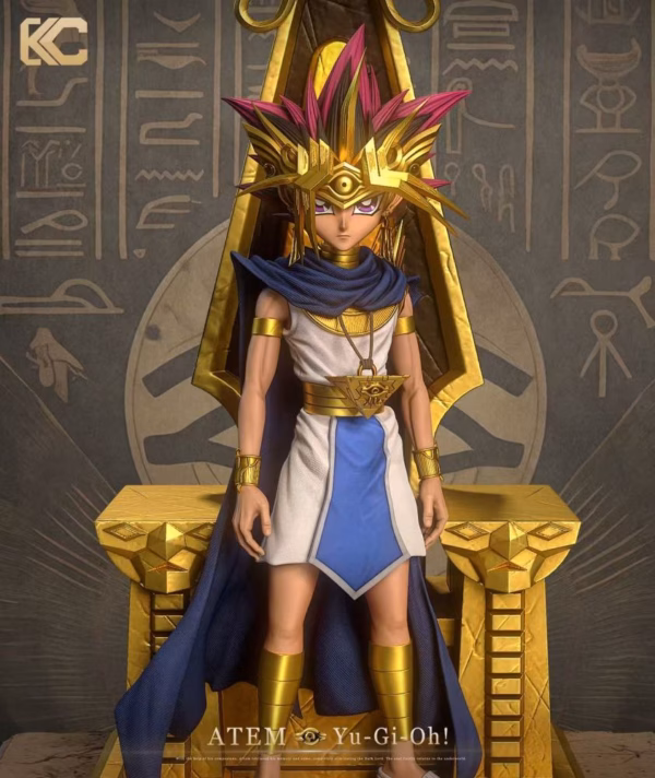 YuGiOh KC Studio Pharaoh Atem Throne Resin Statue 3