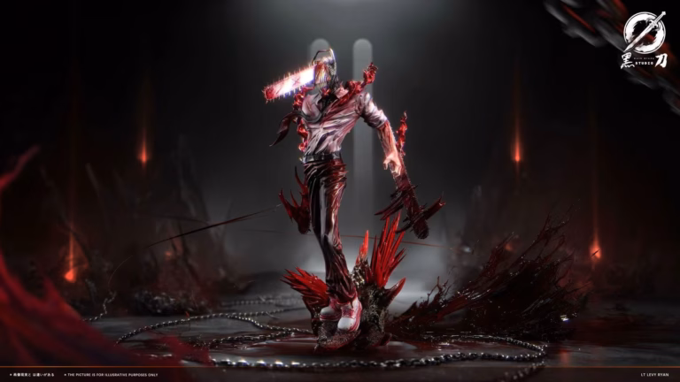 Chainsaw Man Dark Blade Studio Denji Chainsaw Man Resin Statue