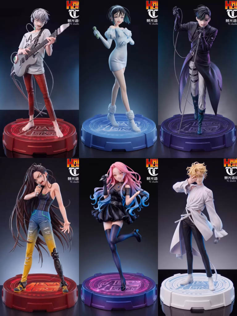 Alien Stage TC Studio Mizi x Sua x Hyuna x Till x Ivan x Luka Resin Statue