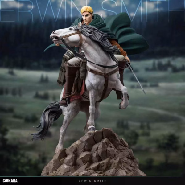 Attack on Titan Chikara Studio Erwin Smith Resin Statue 2
