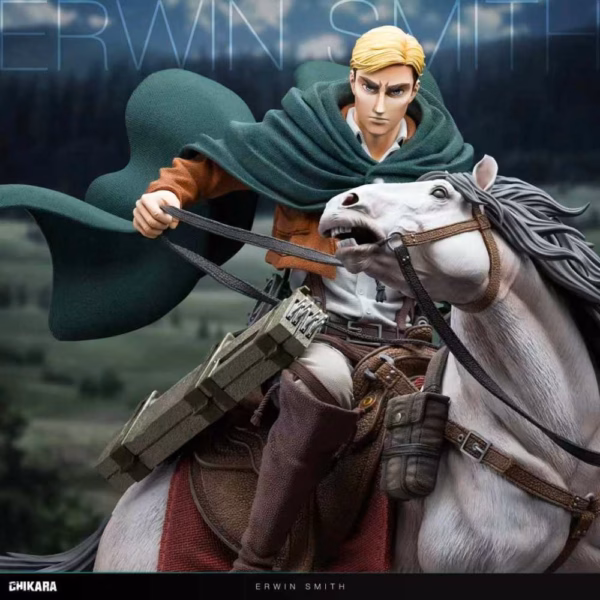 Attack on Titan Chikara Studio Erwin Smith Resin Statue 4