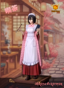 Attack on Titan Model Power Studio Maid Mikasa Ackerman Resin Statue