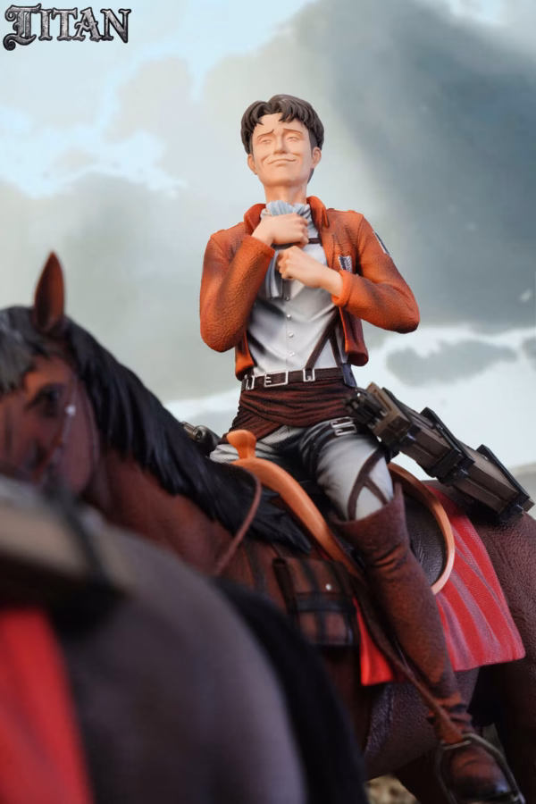 Attack on Titan TAITAN Studio Levi Squad Gunter X Oruo X Erd Resin Statue 4