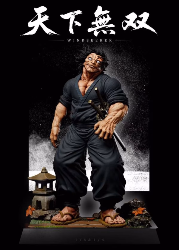 Baki Windseeker Studio Musashi Miyamoto Resin Statue 2