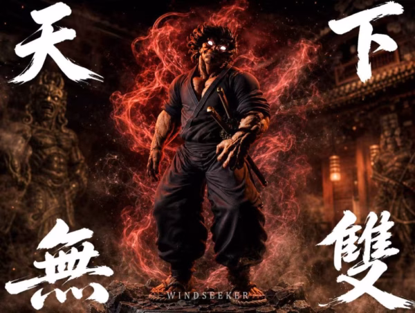 Baki Windseeker Studio Musashi Miyamoto Resin Statue 4