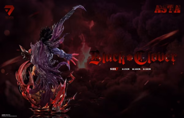 Black Clover Seven Studio Asta Demon Assimilation Resin Statue 4