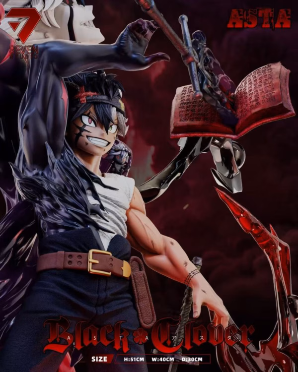 Black Clover Seven Studio Asta Demon Assimilation Resin Statue 5