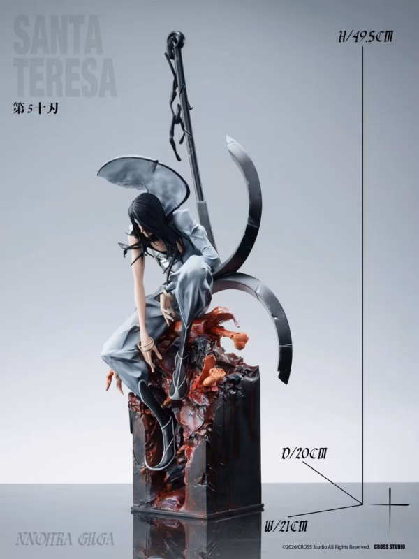 Bleach Cross Studio Nnoitra Gilga Resin Statue 3