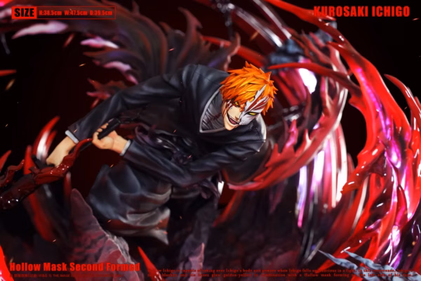 Bleach HXHENG × CHENG Studio Kurosaki Ichigo Hollow Mask Second Formed Resin Statue 2