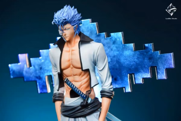 Bleach LoaDen Studio Grimmjow Jaegerjaques Resin Statue 5