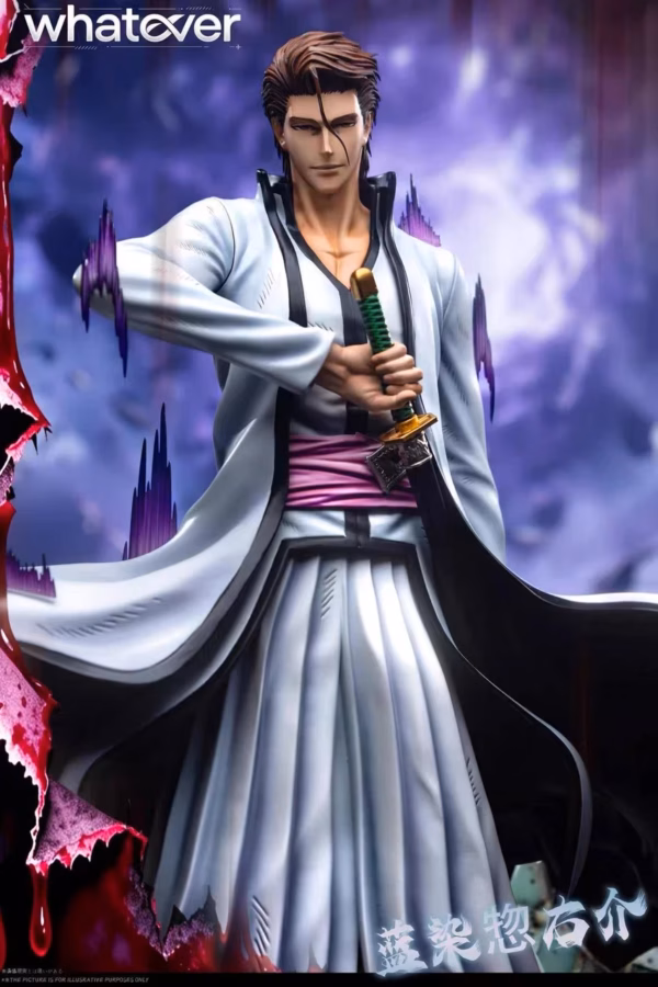 Bleach Whatever Studio Sosuke Aizen Resin Statue 3