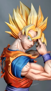 Dragon Ball EM Studio Goku Bust Instant Transmission Resin Statue