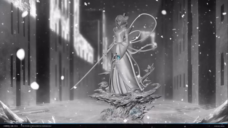 Bleach Prologue Studio Kuchiki Rukia Bankai Resin Statue
