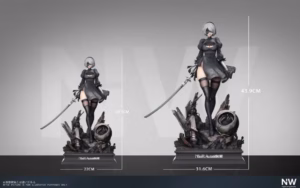 Nier Automata Night Wing Studio 2B Resin Statue
