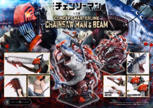 Chainsaw Man Prime 1 Studio Chainsaw Man x Beam Licensed Resin Statue