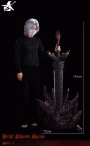 Devil May Cry Wo Shi Mo Wan Studio Dantes Devil Sword Resin Statue