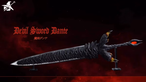 Devil May Cry Wo Shi Mo Wan Studio Dantes Devil Sword Resin Statue 3