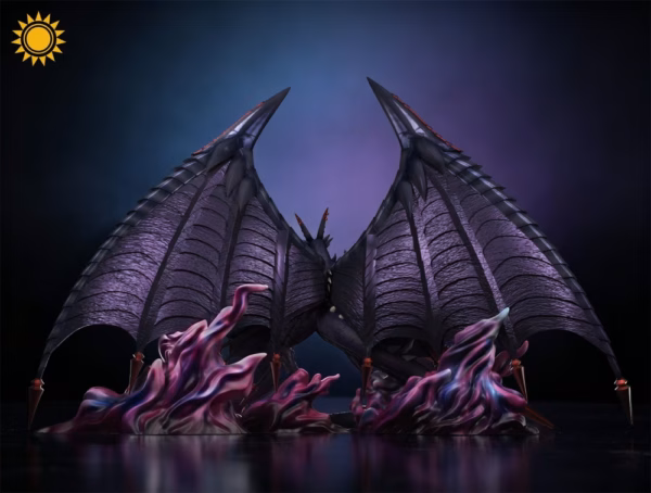 Digimon Sun Toys Studio Black Examon Resin Statue 2