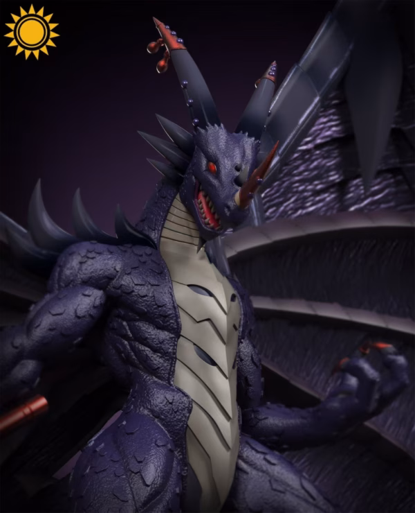 Digimon Sun Toys Studio Black Examon Resin Statue 3