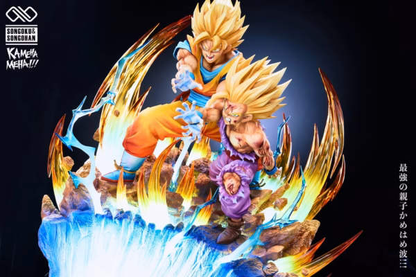 Dragon Ball Infinite Studio Goku x Gohan Resin Statue 3
