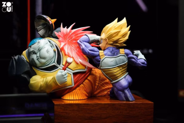 Dragon Ball JKC Studio Vegeta VS Android 19 Resin Statue 2