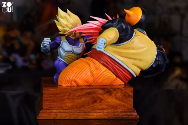 Dragon Ball JKC Studio Vegeta VS Android 19 Resin Statue 3