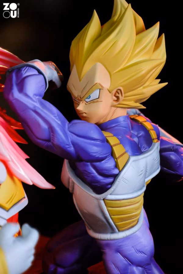 Dragon Ball JKC Studio Vegeta VS Android 19 Resin Statue 4