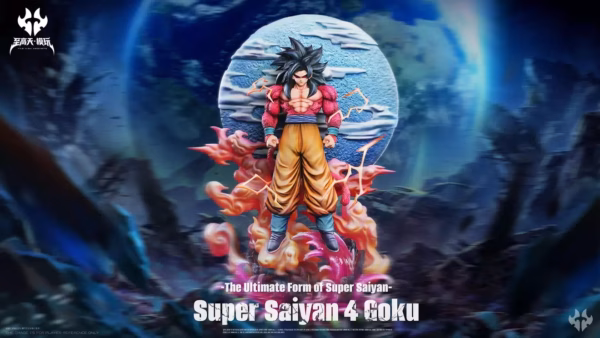 Dragon Ball Supreme Heaven Studio Super Saiyan 4 Goku Resin Statue 3