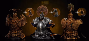 Elden Ring Acy Studio Tree Sentinel X Draconic Tree Sentinel X Loretta Bust Resin Statue