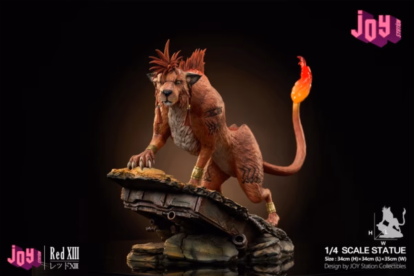 Final Fantasy Joy Studio Red XIII Resin Statue 3