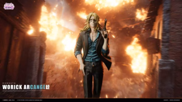 GANGSTA AIR Studio Worick Arcangelo Resin Statue 2