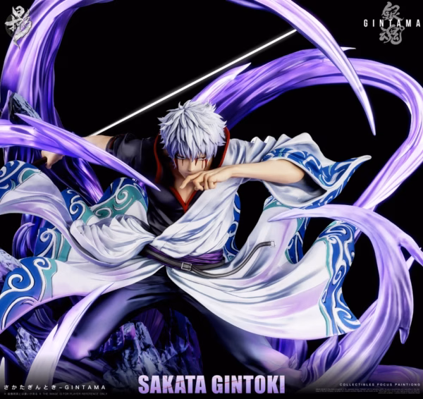 Gintama LueYing Studio Sakata Gintoki Resin Statue 3