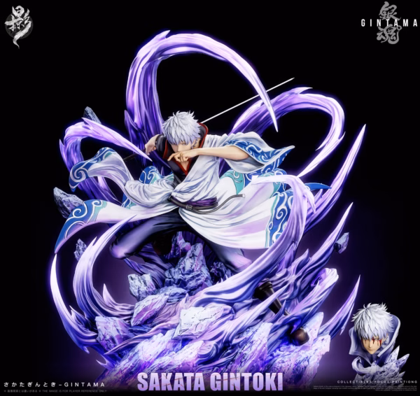 Gintama LueYing Studio Sakata Gintoki Resin Statue 4