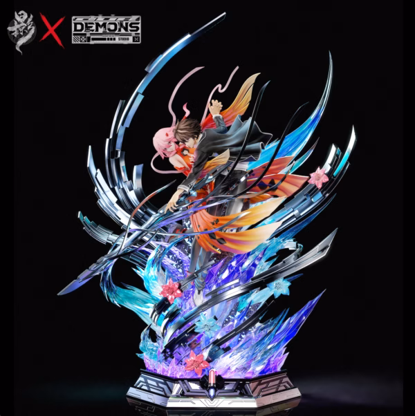 Guilty Crown LueYing × Demon Studio Inori Yuzuriha x Shu Ouma Resin Statue 3