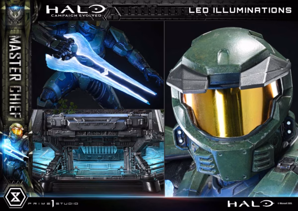 Halo Prime 1 Studio Campaign Evolved Master Chief Licensed Resin Statue 3