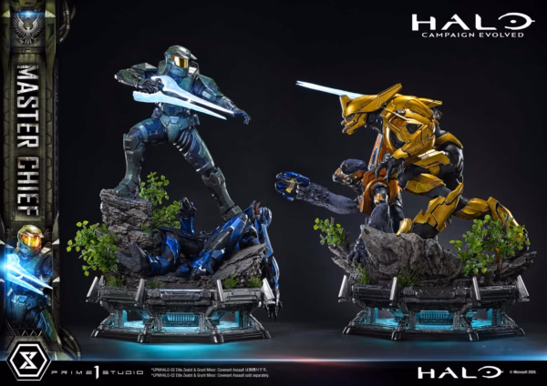 Halo Prime 1 Studio Campaign Evolved Master Chief Licensed Resin Statue 8