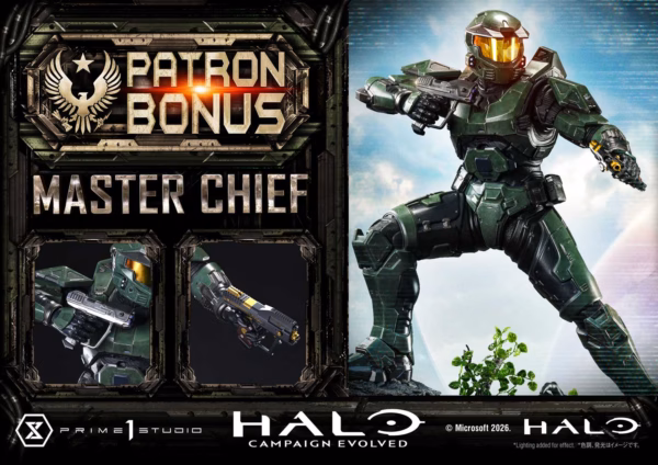 Halo Prime 1 Studio Campaign Evolved Master Chief Licensed Resin Statue 9
