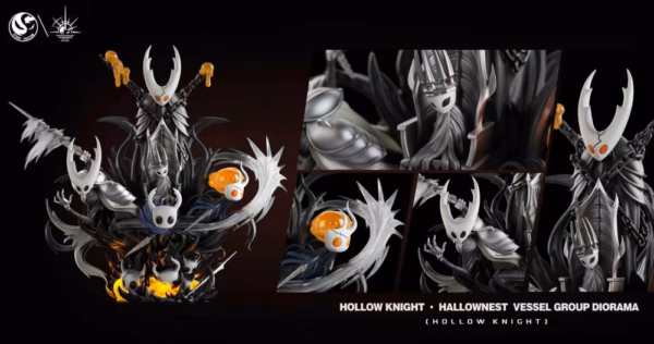 Hollow Knight ST Custom X Radiance Studio Vessel Group Diorama Resin Statue 4