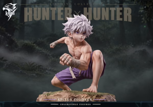 Hunter x Hunter Lolita Studio Gon Freecss X Killua Zoldyck Resin Statue 3