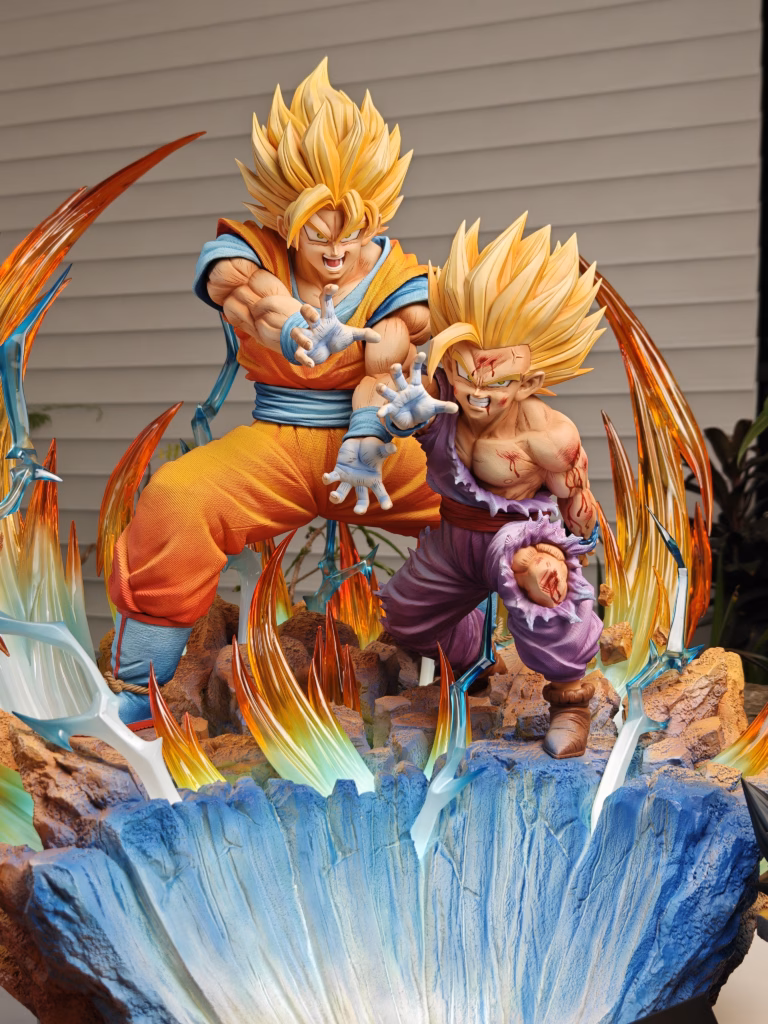 Dragon Ball Infinite Studio Goku x Gohan Resin Statue