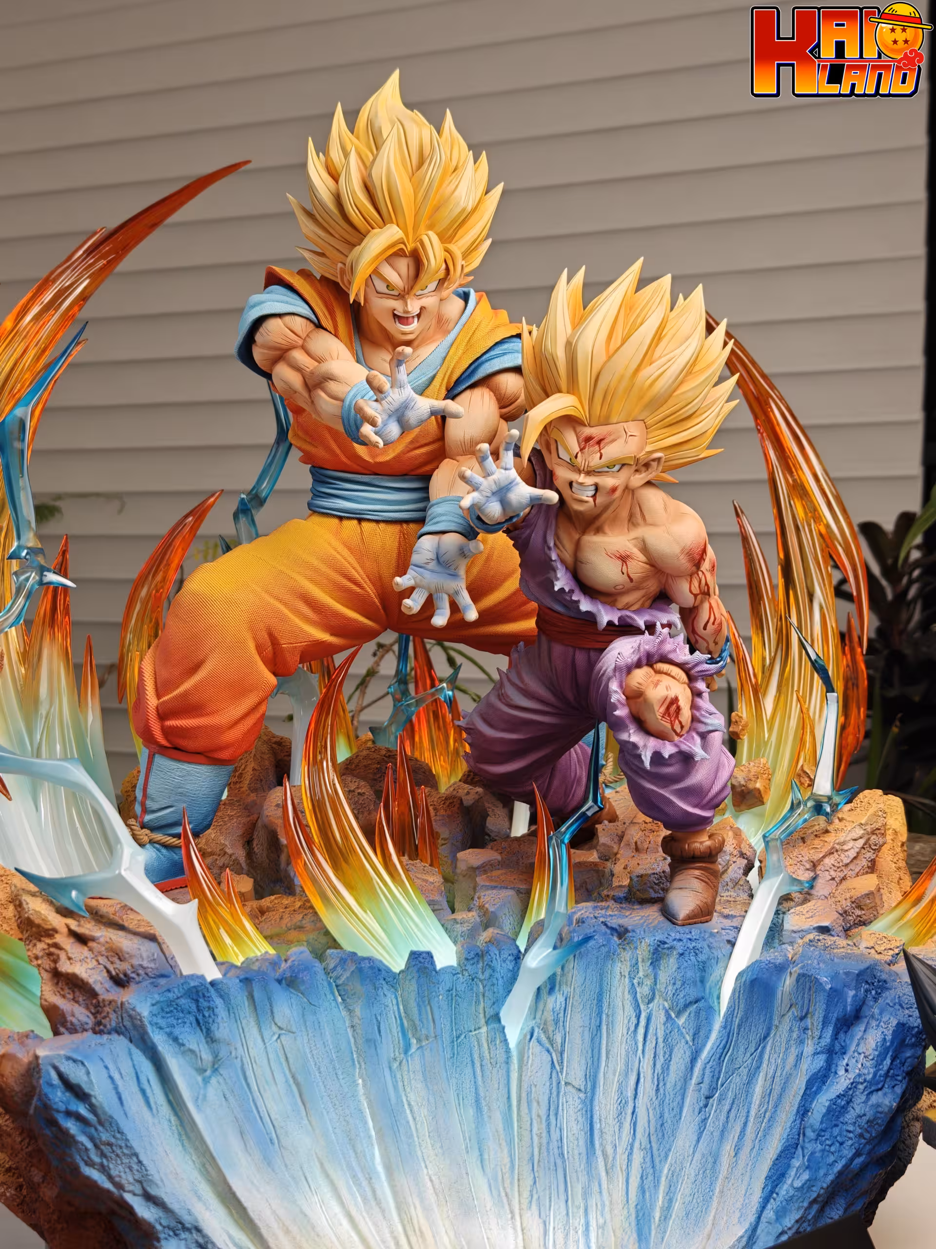 Dragon Ball Infinite Studio Goku x Gohan Resin Statue